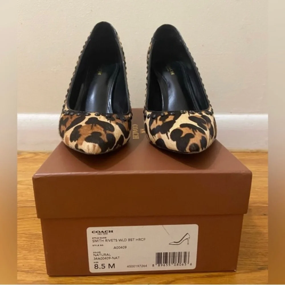 Coach Calf Skin Studded Pump - Picture 5 of 7